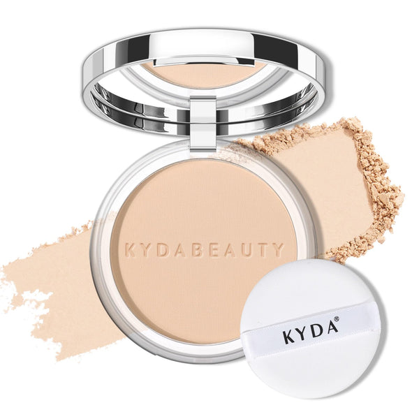 KYDA Mineral Powder 4-in-1 Pressed Mineral Powder Foundation SPF 35 Matte Powder | PORCELAIN