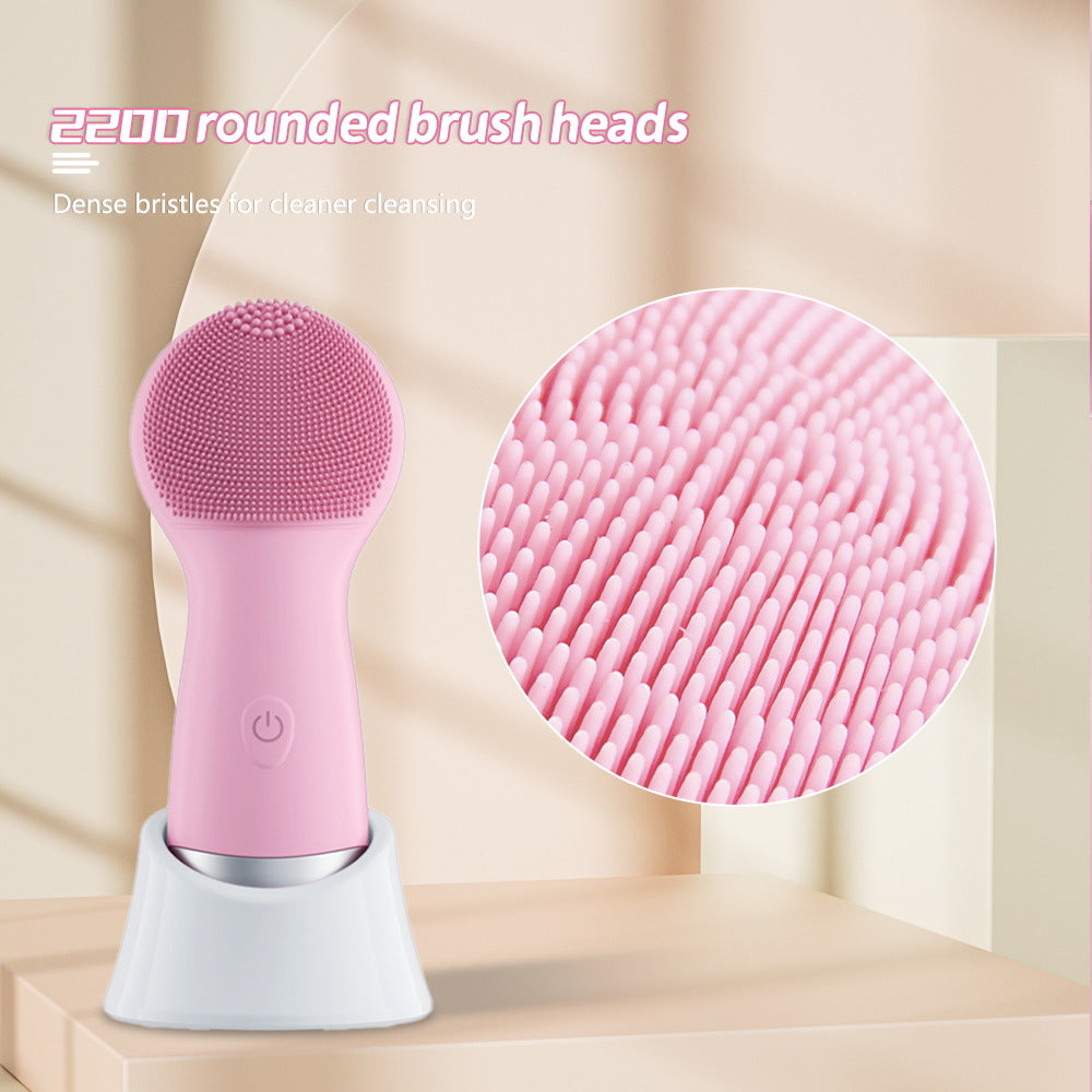 New Rechargeable Silicone Facial Cleansing Device