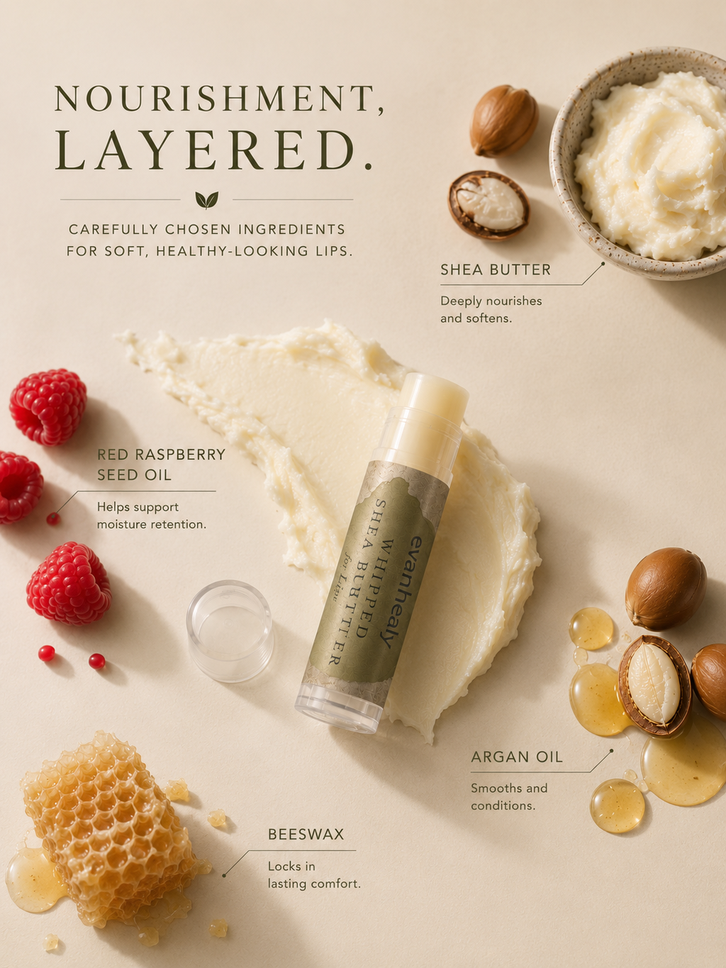 Evanhealy Whipped Shea Butter for Lips