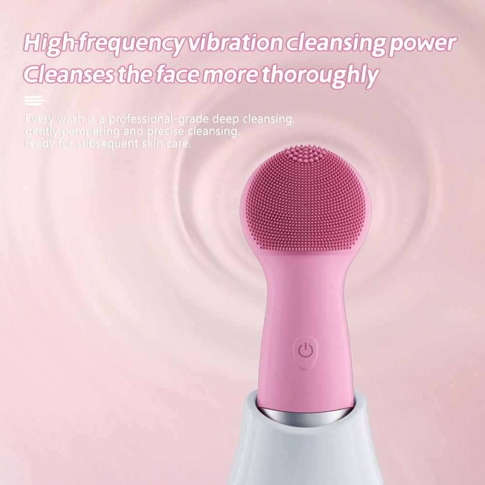 New Rechargeable Silicone Facial Cleansing Device
