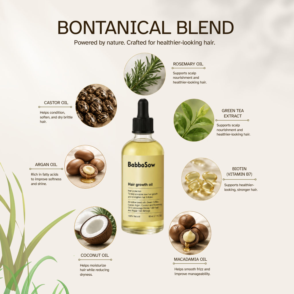 BabboSow Rosemary Hair Growth Oil