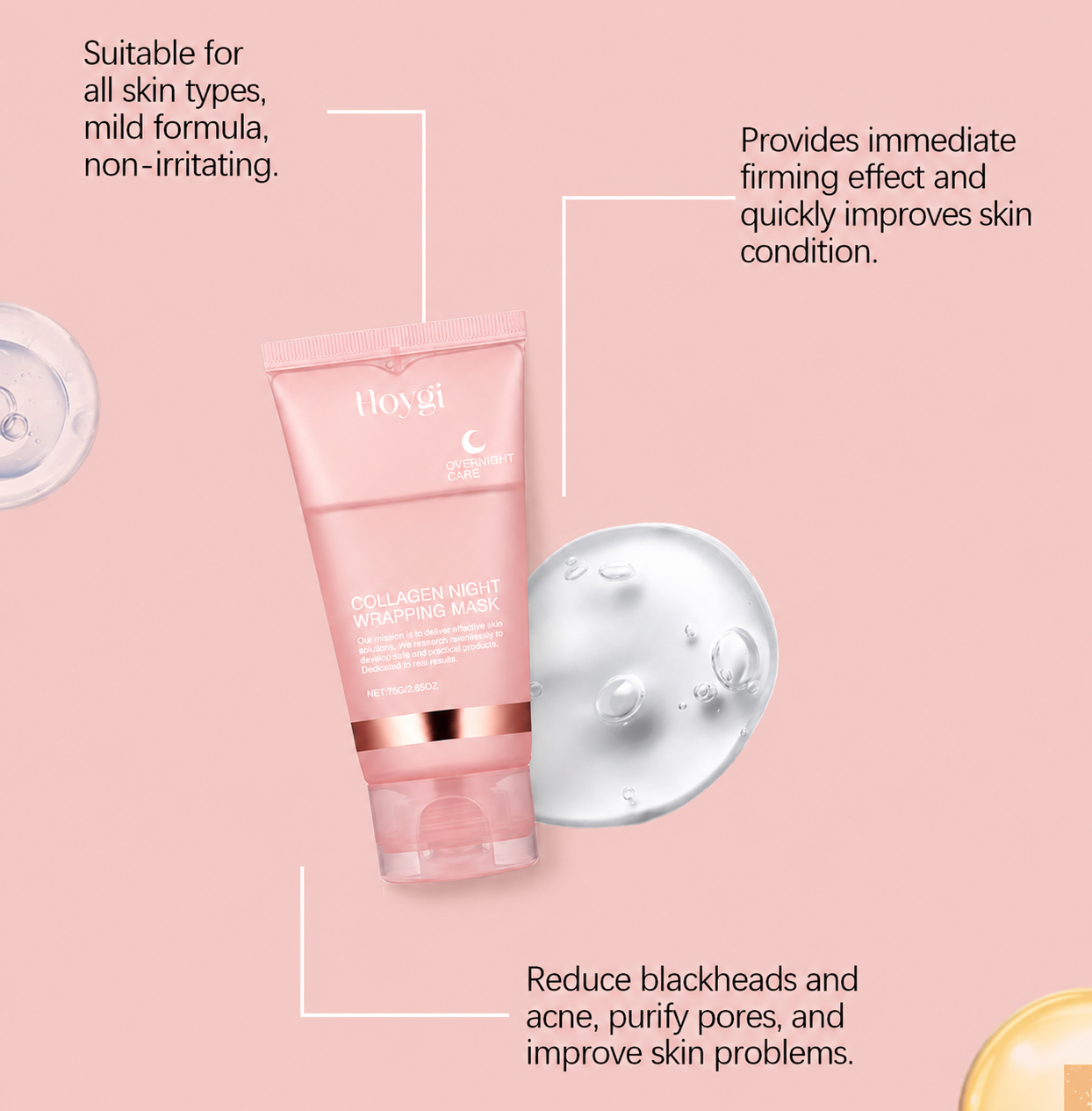 Hoygi Collagen Night Wrapping Mask (75g)