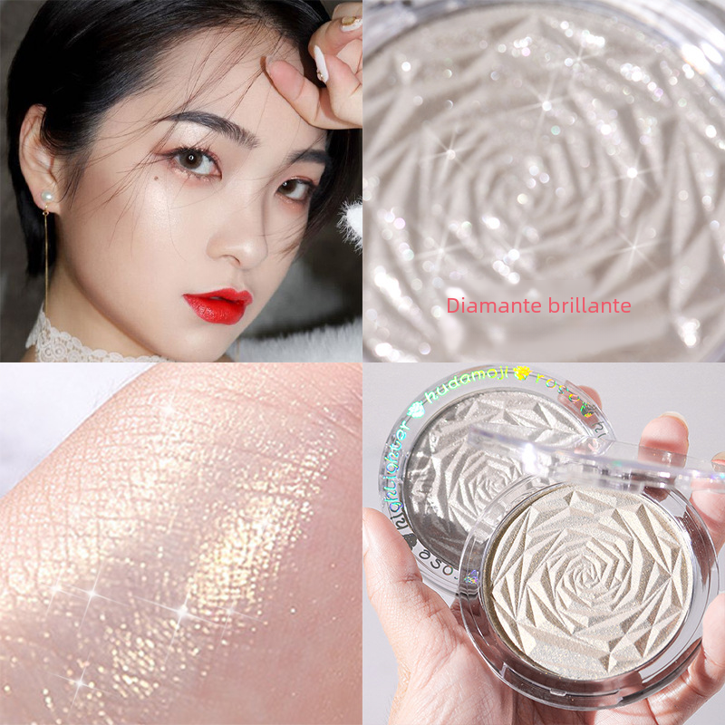 Rose Diamond Highlighter Blush Contour Palette