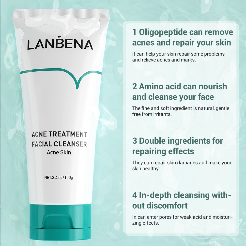 LANBENA Acne Treatment Facial Cleanser