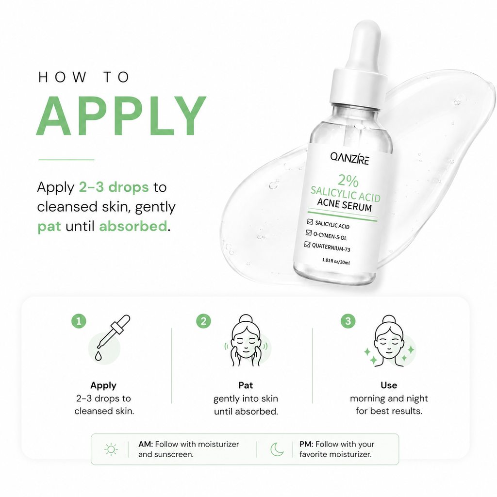 QANZIRE 2% Salicylic Acid Acne Serum (30ml)