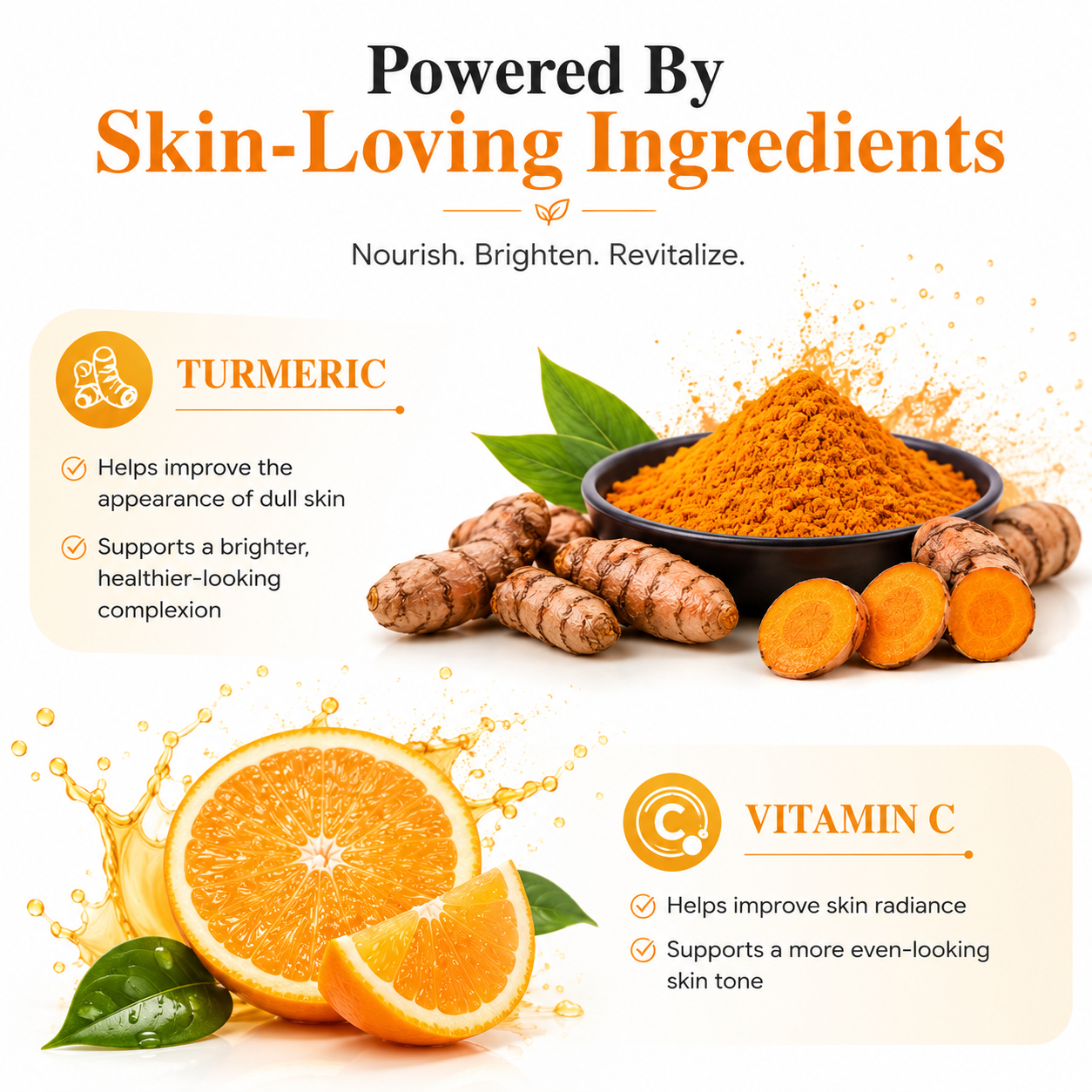 Healov Turmeric Body Lotion with Vitamin C (10 fl oz)